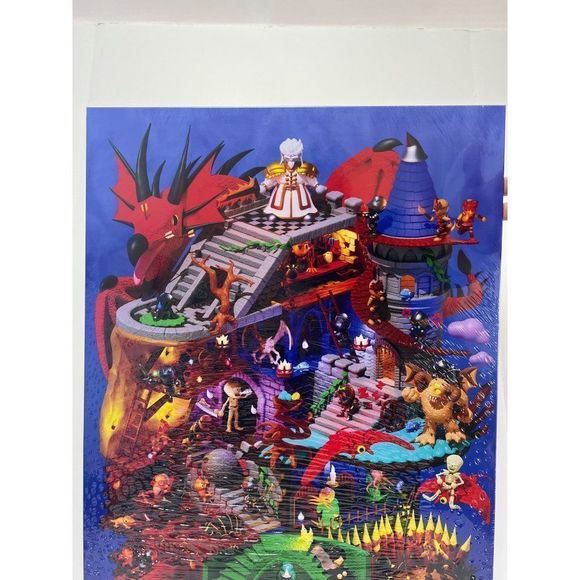 Displate Demon's Souls Demake Metal Poster Iron Pineapple Size L 26.6''/18.9'' - Picture 2 of 6